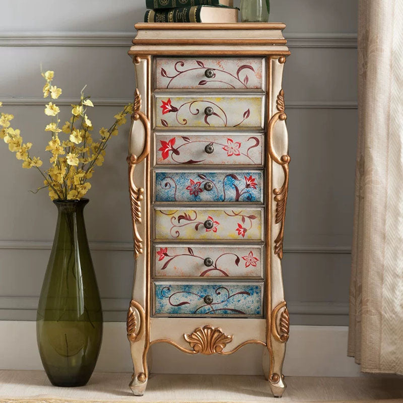 Landerie vertical lencería tocador de almacenamiento de madera para el hogar para el hogar