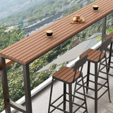 Industrial Metal Bar Stools Bar Height Outdoor Bar Stool with Black Base Clearhalo 'Bar Furniture' 'Bar Stools' 'bar_stools' 'furn' 'furn_bar_stools' 'Furniture' 'Kitchen & Dining Furniture' 7342792