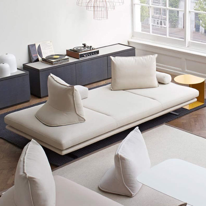 Modern Chaise Lounge Couch Cushioned Chaise Lounge with Pillow 71"L x 39"W x 36"H Clearhalo 'Chairs & Seating' 'Chaise Lounge' 'chaise_lounge' 'furn' 'furn_chaise_lounge' 'Furniture' 'Living Room Furniture' 7343177