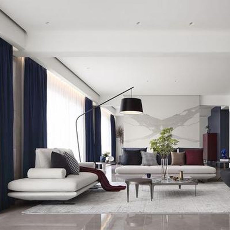 Modern Chaise Lounge Couch Cushioned Chaise Lounge with Pillow Clearhalo 'Chairs & Seating' 'Chaise Lounge' 'chaise_lounge' 'furn' 'furn_chaise_lounge' 'Furniture' 'Living Room Furniture' 7343180