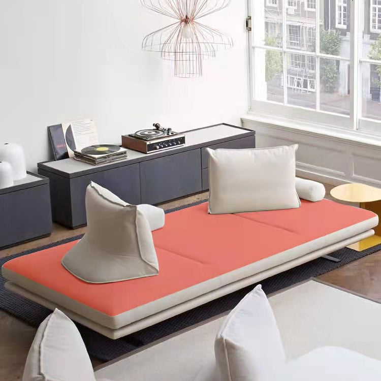 Modern Chaise Lounge Couch Cushioned Chaise Lounge with Pillow Clearhalo 'Chairs & Seating' 'Chaise Lounge' 'chaise_lounge' 'furn' 'furn_chaise_lounge' 'Furniture' 'Living Room Furniture' 7343185