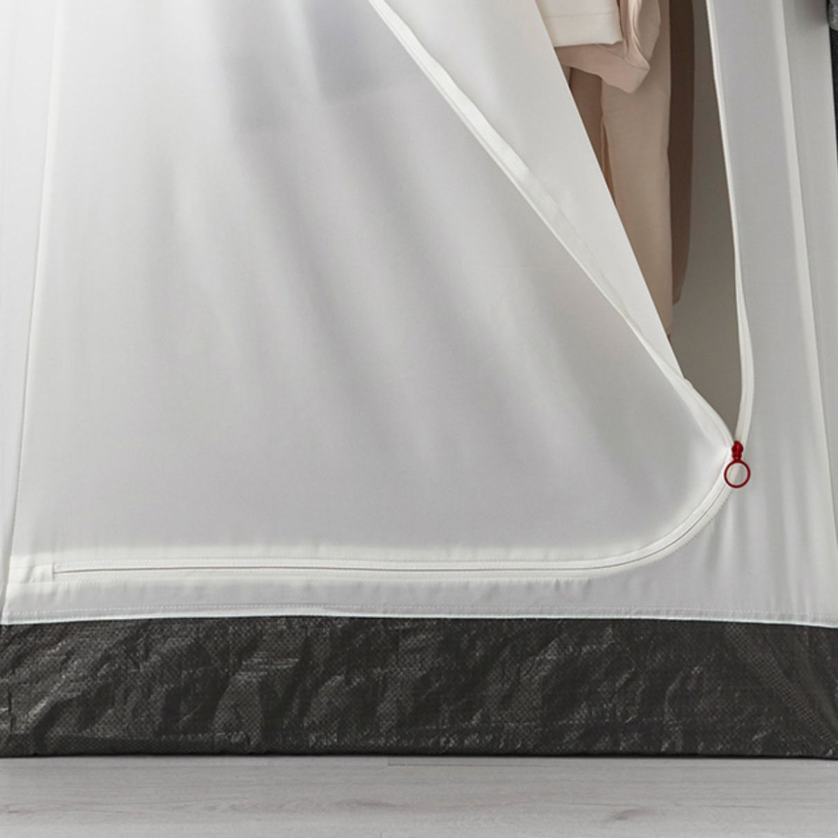 Moderne freistehende Garderobe Armoire Metallgarderobe mit Wäschelbahn