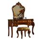 Traditional Bedroom Makeup Vanity Desk Table Solid Wood Vanity Dressing Table with Drawer