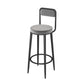 Double Pedestal Bar Table Set 1/3 Pcs Metal Frame Bar Table and Stools