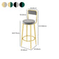 Double Pedestal Bar Table Set 1/3 Pcs Metal Frame Bar Table and Stools