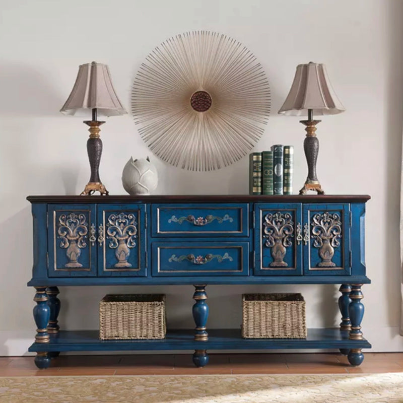 36.6" Tall Wood Accent Cabinet, Industrial Rectangle Accent Chest with Doors Clearhalo 'Cabinets & Chests' 'cabinets_chests' 'furn' 'furn_cabinets_chests' 'Furniture' 'Living Room Furniture' 7344069