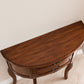 Wooden Console Table Mid Century Modern 14 Inch Wide Accent Table