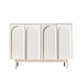 White Simple Stiple Sideboard Armadio ingegnerizzato tavolo a buffet in legno