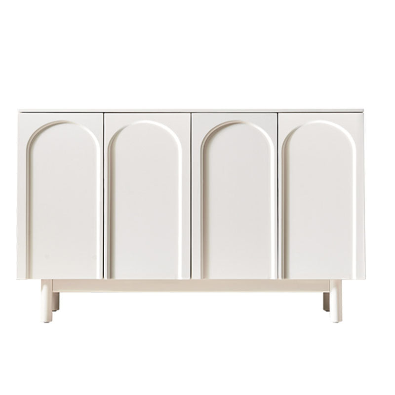 White Simple Stiple Sideboard Armadio ingegnerizzato tavolo a buffet in legno