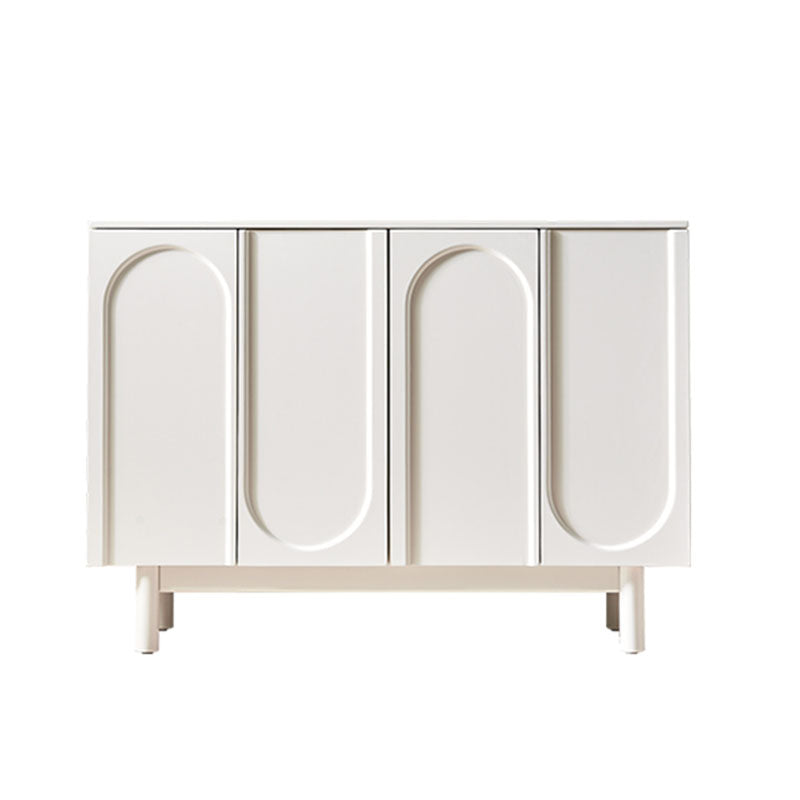 White Simple Stiple Sideboard Armadio ingegnerizzato tavolo a buffet in legno