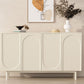 White Simple Stiple Sideboard Armadio ingegnerizzato tavolo a buffet in legno
