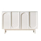 White Simple Stiple Sideboard Armadio ingegnerizzato tavolo a buffet in legno