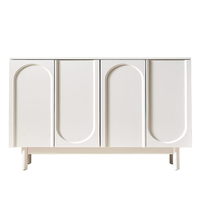 White Simple Stiple Sideboard Armadio ingegnerizzato tavolo a buffet in legno