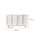 White Simple Stiple Sideboard Armadio ingegnerizzato tavolo a buffet in legno