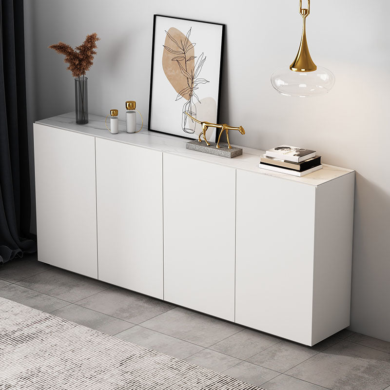 Stello contemporaneo di cabinediettiere bianco 34.6 ".