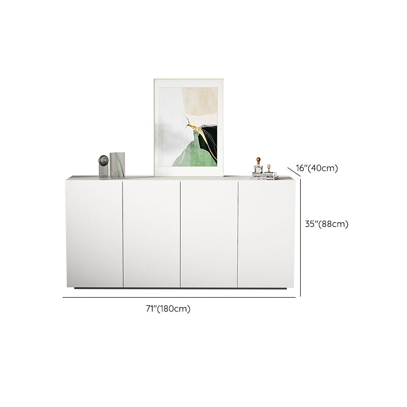 Stello contemporaneo di cabinediettiere bianco 34.6 ".