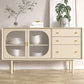 Modernismus Holz Sideboard Tabelle 3-Schüchter weiße Sideboard für Wohnzimmer