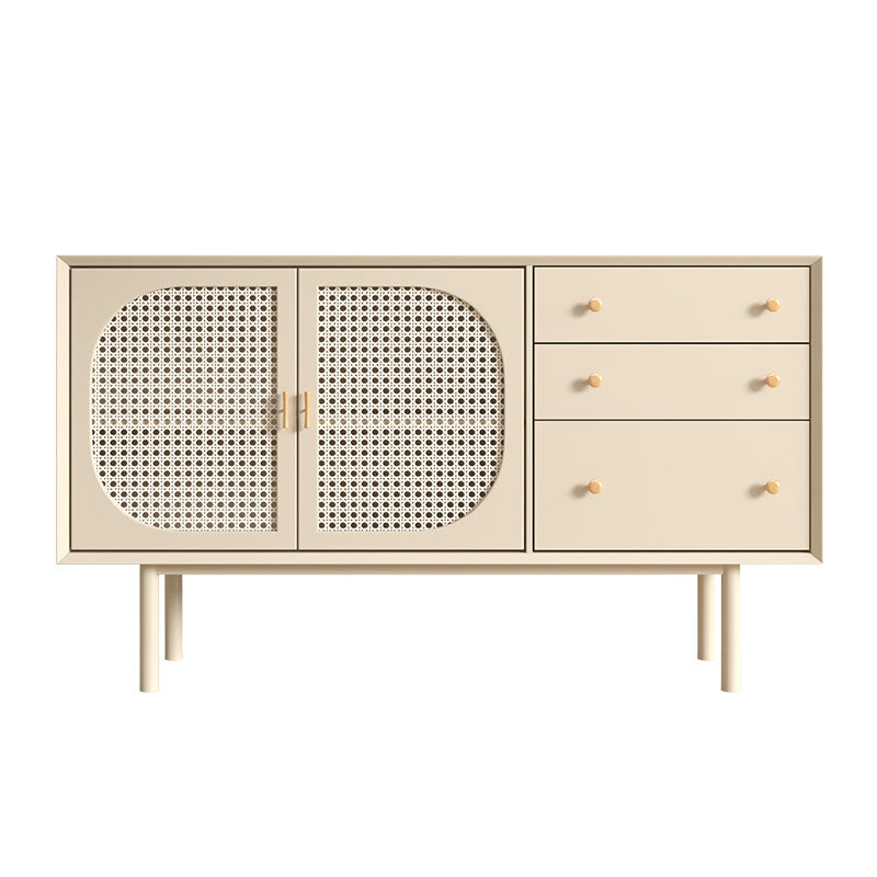 Modernismus Holz Sideboard Tabelle 3-Schüchter weiße Sideboard für Wohnzimmer