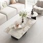 Slate Rectangular Coffee Table Metal Legs Coffee Cocktail Table Clearhalo 'Coffee & Accent Tables' 'Coffee Tables' 'coffee_tables' 'furn' 'furn_coffee_tables' 'Furniture' 'Living Room Furniture' 7345028