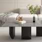 Slate Rectangular Coffee Table Metal Legs Coffee Cocktail Table Clearhalo 'Coffee & Accent Tables' 'Coffee Tables' 'coffee_tables' 'furn' 'furn_coffee_tables' 'Furniture' 'Living Room Furniture' 7345030