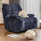 Contemporary Standard Recliner with Tufted Back in Microsuede/Chenille Clearhalo 'Chairs & Seating' 'furn' 'furn_recliners' 'Furniture' 'Living Room Furniture' 'Recliners' 7345104