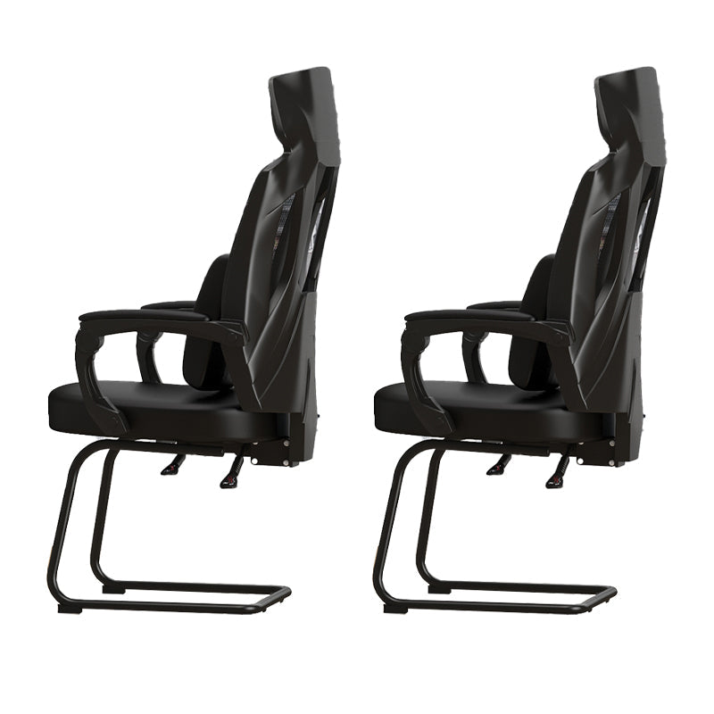 Silla de oficina de armas acolchada sin angustia silla de escritorio ergonómico