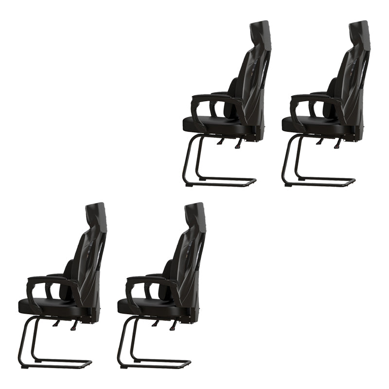 Silla de oficina de armas acolchada sin angustia silla de escritorio ergonómico