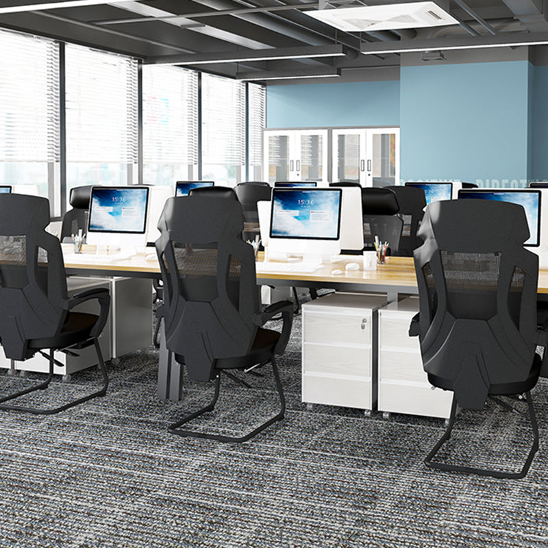 Silla de oficina de armas acolchada sin angustia silla de escritorio ergonómico