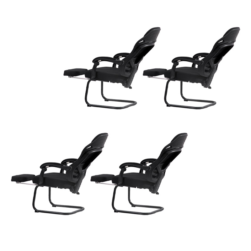 Silla de oficina de armas acolchada sin angustia silla de escritorio ergonómico