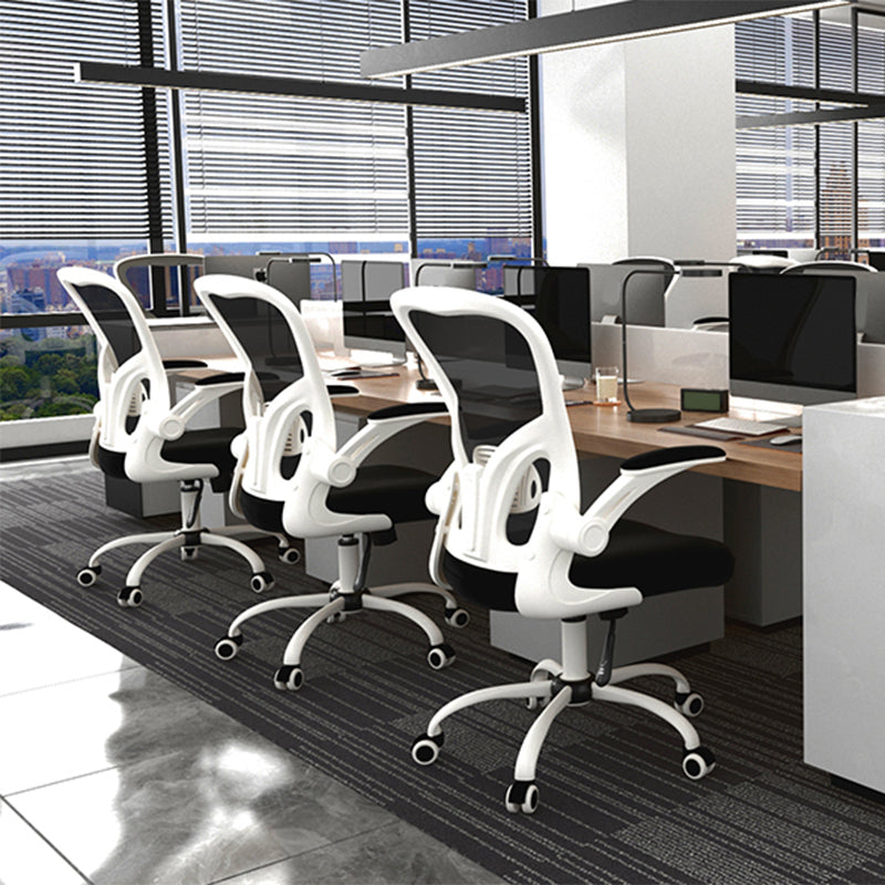 Removable Arms Chair Tilt Mechanism No Distressing Ergonomic Desk Chair with Wheels Clearhalo 'furn' 'furn_office_chair' 'Furniture' 'Office Chairs' 'Office Furniture' 'office_chair' 7345214