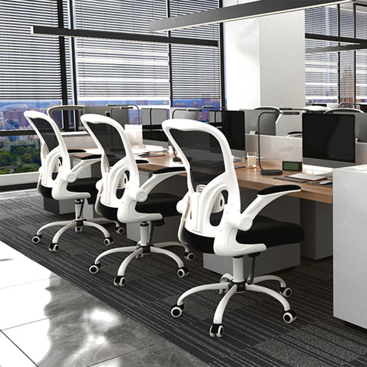 Removable Arms Chair Tilt Mechanism No Distressing Ergonomic Desk Chair with Wheels Clearhalo 'furn' 'furn_office_chair' 'Furniture' 'Office Chairs' 'Office Furniture' 'office_chair' 7345214