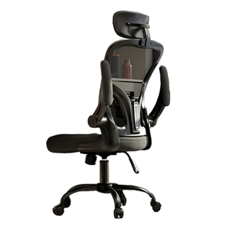 Removable Arms Chair Tilt Mechanism No Distressing Ergonomic Desk Chair with Wheels Clearhalo 'furn' 'furn_office_chair' 'Furniture' 'Office Chairs' 'Office Furniture' 'office_chair' 7345217