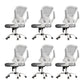 Removable Arms Chair Tilt Mechanism No Distressing Ergonomic Desk Chair with Wheels White-Gray 6 Piece Set Without Headrest Clearhalo 'furn' 'furn_office_chair' 'Furniture' 'Office Chairs' 'Office Furniture' 'office_chair' 7345224