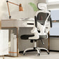 Removable Arms Chair Tilt Mechanism No Distressing Ergonomic Desk Chair with Wheels White-Black 1 Piece With Headrest Clearhalo 'furn' 'furn_office_chair' 'Furniture' 'Office Chairs' 'Office Furniture' 'office_chair' 7345233