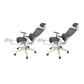 Mesh Ergonomic Adjustable Arms Office Chair High Back Home Task Chair Black White 2 Piece Set With Footrest Clearhalo 'furn' 'furn_office_chair' 'Furniture' 'Office Chairs' 'Office Furniture' 'office_chair' 7345252