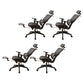 Mesh Ergonomic Adjustable Arms Office Chair High Back Home Task Chair Black 4 Piece Set With Footrest Clearhalo 'furn' 'furn_office_chair' 'Furniture' 'Office Chairs' 'Office Furniture' 'office_chair' 7345265