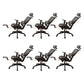 Mesh Ergonomic Adjustable Arms Office Chair High Back Home Task Chair Black 6 Piece Set With Footrest Clearhalo 'furn' 'furn_office_chair' 'Furniture' 'Office Chairs' 'Office Furniture' 'office_chair' 7345266