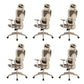 Mesh Ergonomic Adjustable Arms Office Chair High Back Home Task Chair Black White 6 Piece Set Without Footrest Clearhalo 'furn' 'furn_office_chair' 'Furniture' 'Office Chairs' 'Office Furniture' 'office_chair' 7345272