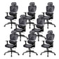Mesh Ergonomic Adjustable Arms Office Chair High Back Home Task Chair Black 8 Piece Set Without Footrest Clearhalo 'furn' 'furn_office_chair' 'Furniture' 'Office Chairs' 'Office Furniture' 'office_chair' 7345278