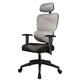 Mesh Ergonomic Adjustable Arms Office Chair High Back Home Task Chair Black-Gray 1 Piece Without Footrest Clearhalo 'furn' 'furn_office_chair' 'Furniture' 'Office Chairs' 'Office Furniture' 'office_chair' 7345284