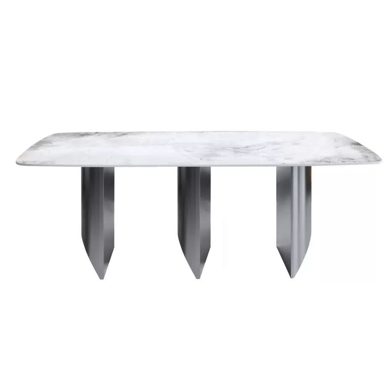 Set da pranzo in pietra sinterizzato rettangolare set da pranzo per cucina il set da pranzo per cucina