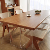 モダンソリッドウッド家具1/2/4/5 PCS標準高さのダイニングルームテーブルセットセット