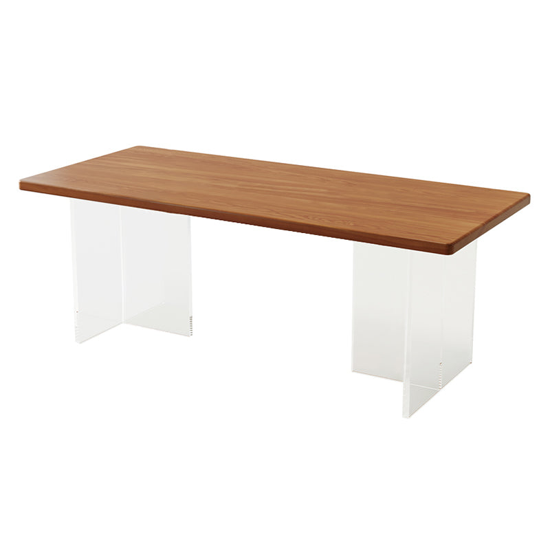 モダンソリッドウッド家具1/2/4/5 PCS標準高さのダイニングルームテーブルセットセット