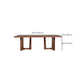 Rectangular Shaped Modern Office Table Wooden Writing Desk in Brown