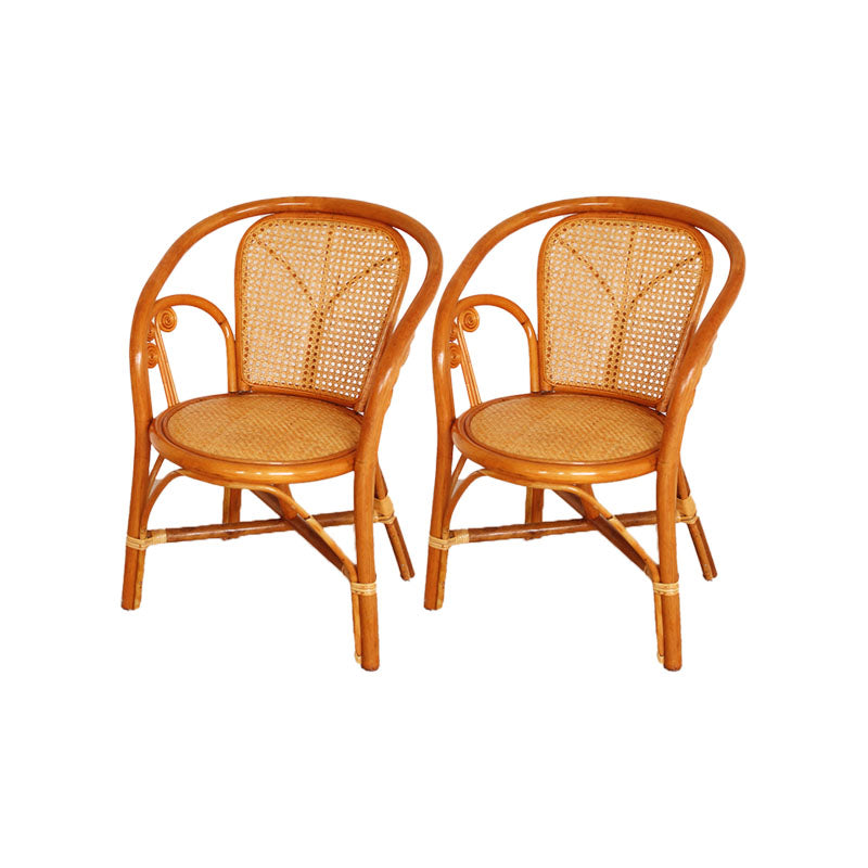 Traditionele keuken eetstoelen riet achterstoelen voor de eetkamer