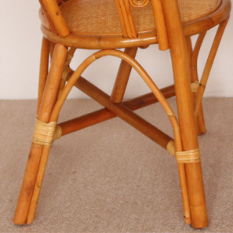 Traditionele keuken eetstoelen riet achterstoelen voor de eetkamer