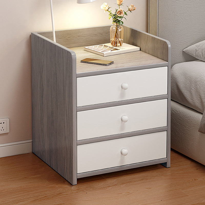 Moderna mesa de acento nocturno acabado antiguo de almacenamiento abierto gabinete de noche