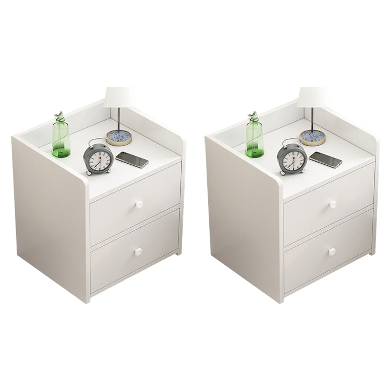 Moderna mesa de acento nocturno acabado antiguo de almacenamiento abierto gabinete de noche