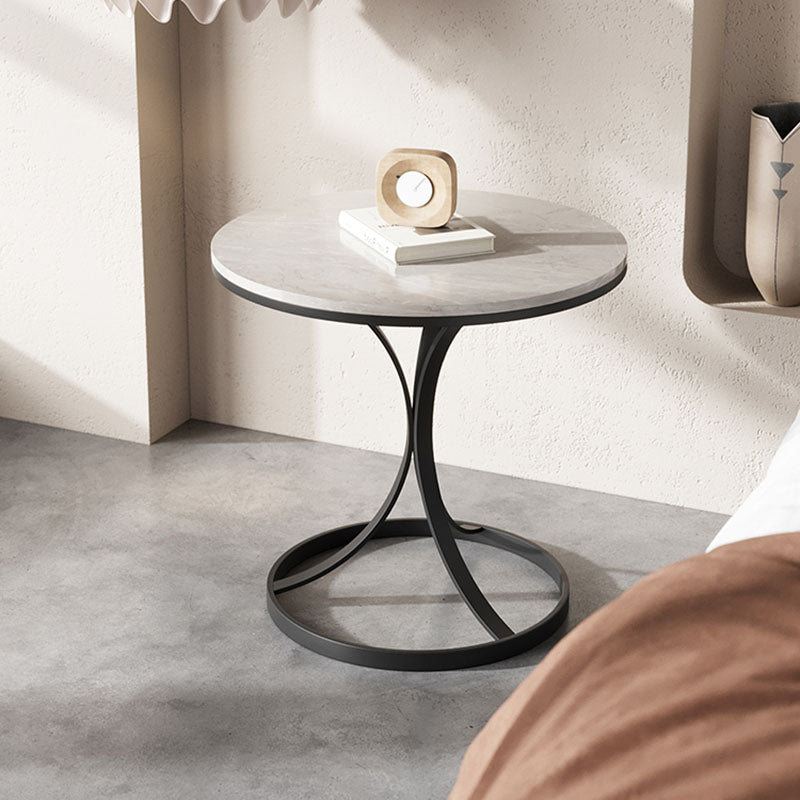 Comodino da tavolo da tavolo da notte glam con mensole per camera da letto