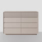 Modernismo tocador doble horizontal de madera con cajones 5/6/8 para el hogar